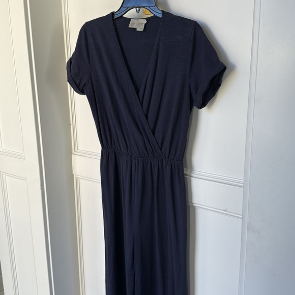 Anthropologie Saturday Sunday Elmira Jumpsuit Romper Navy Blue Color size Small - Picture 7 of 10